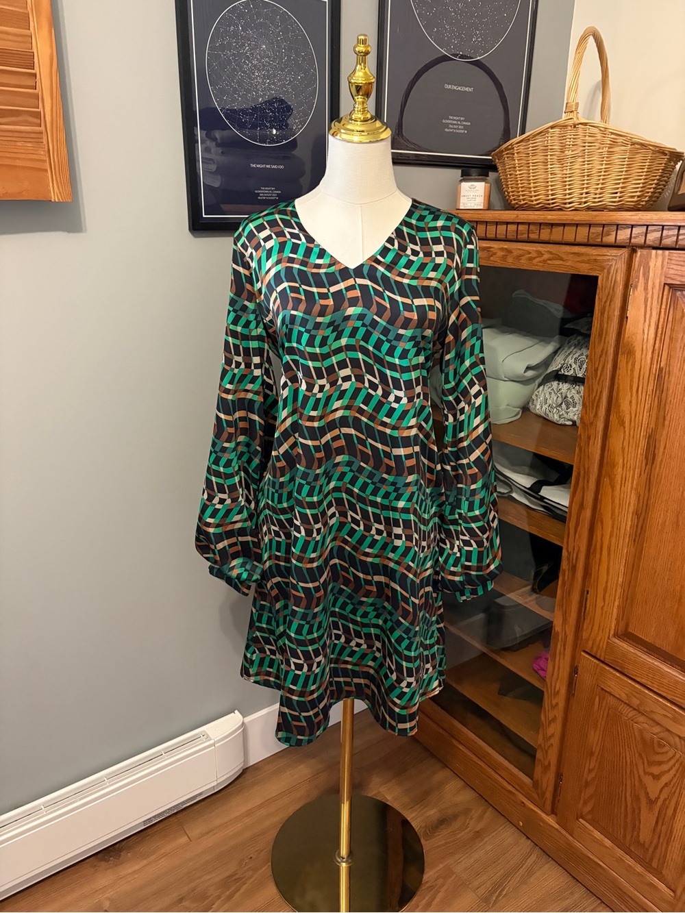 Joseph Ribkoff Geometric Mini Shift Dress - Picture 13 of 13